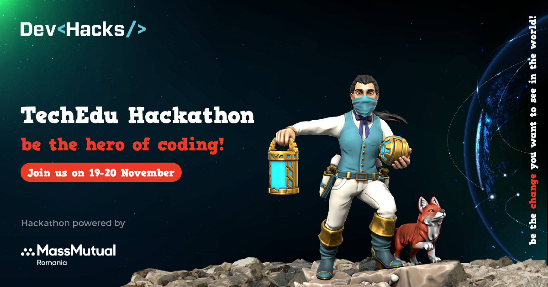 LET’S HACK, HACK, HACK FOR 24 H AT THE DEVHACKS EVENT TOGETHER WITH THE MASSMUTUAL ROMANIA TEAM