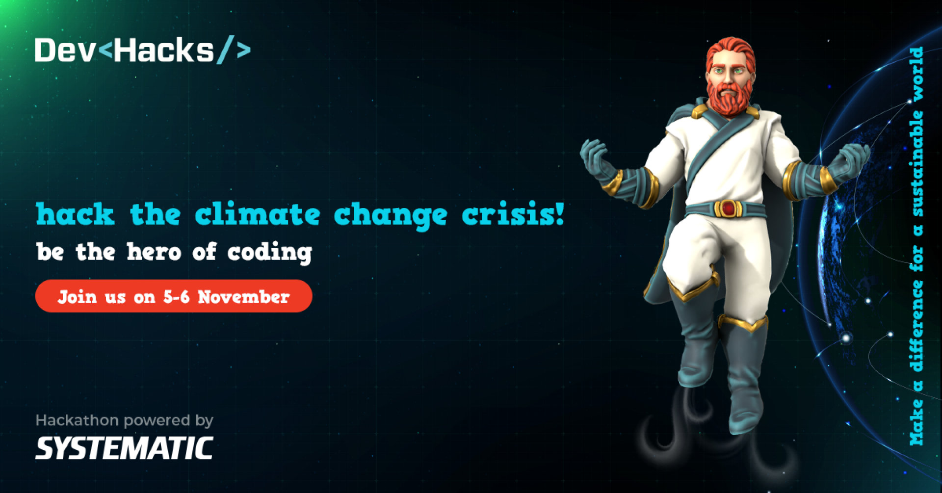 ARE YOU READY TO HACK THE CLIMATE CHANGE CRISIS?