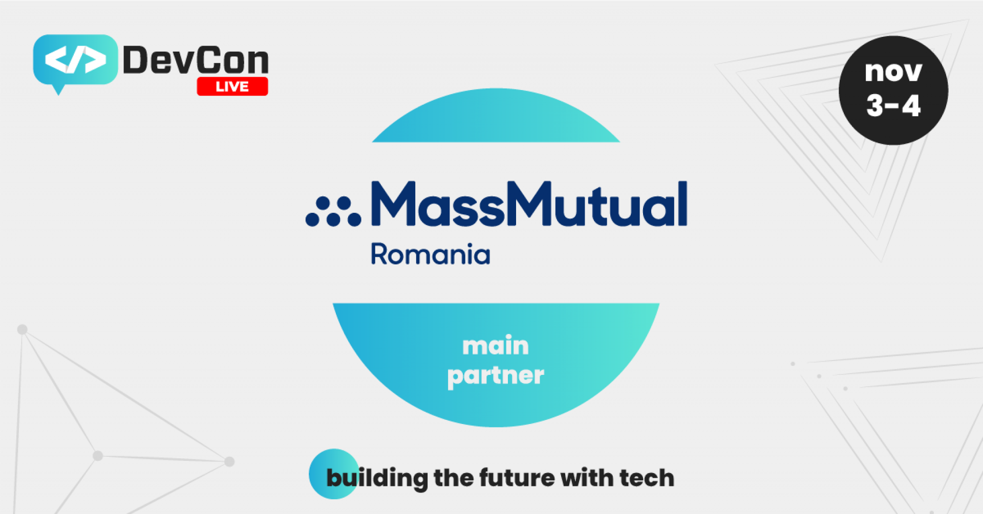 MASSMUTUAL ROMANIA – MAIN PARTNER AT DEVCON LIVE 2021