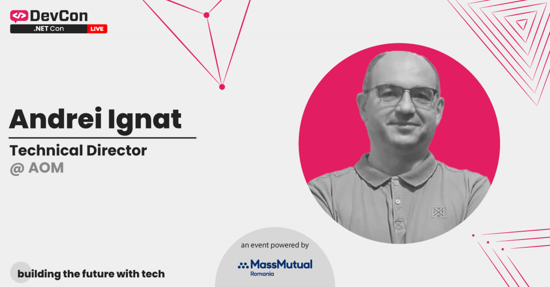 MEET ANDREI IGNAT @ DEVCON 2021 ON THE .NET STAGE NOV 3RD