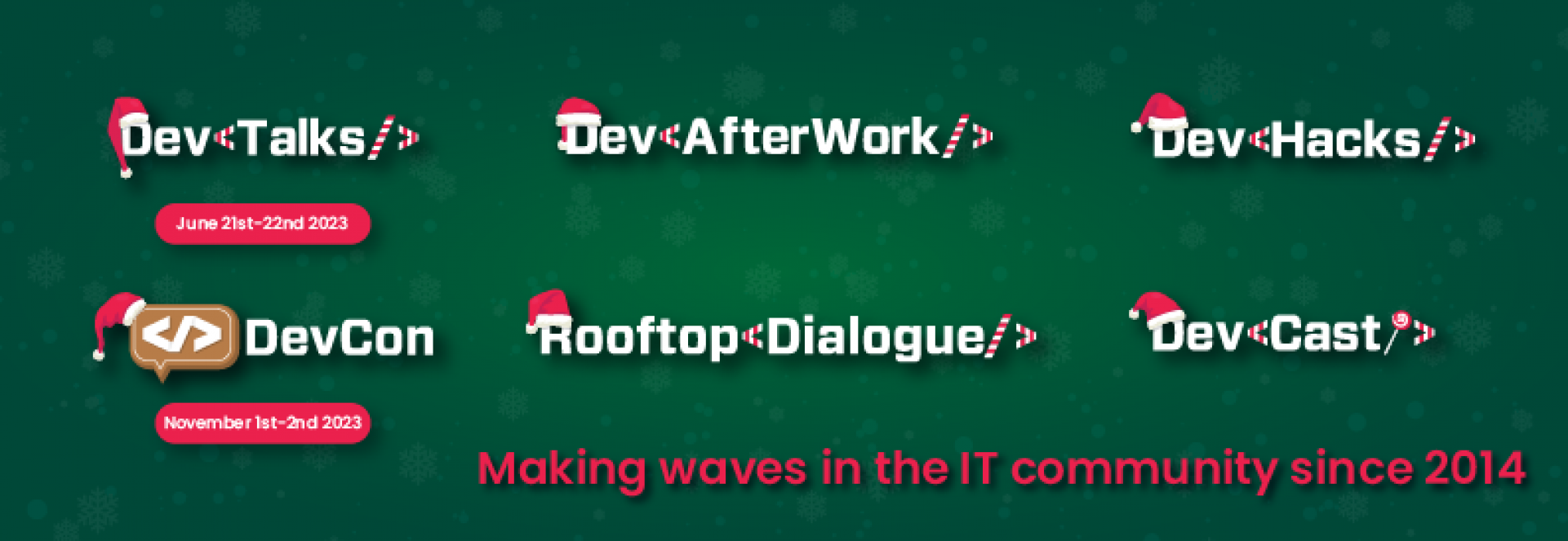 2022 for tech events: over 40 000 IT Proffesionals and Developers where reunited under the umbrella of DevCommunity projects
