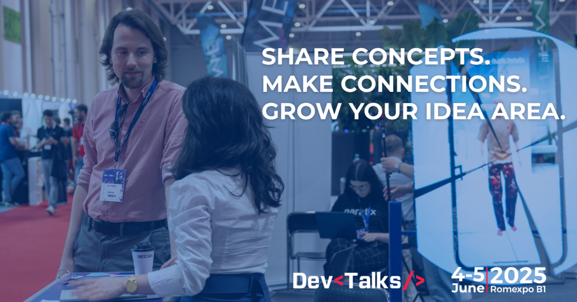 Bring Your Ideas  to Life at DevTalks Grow Your Idea Area