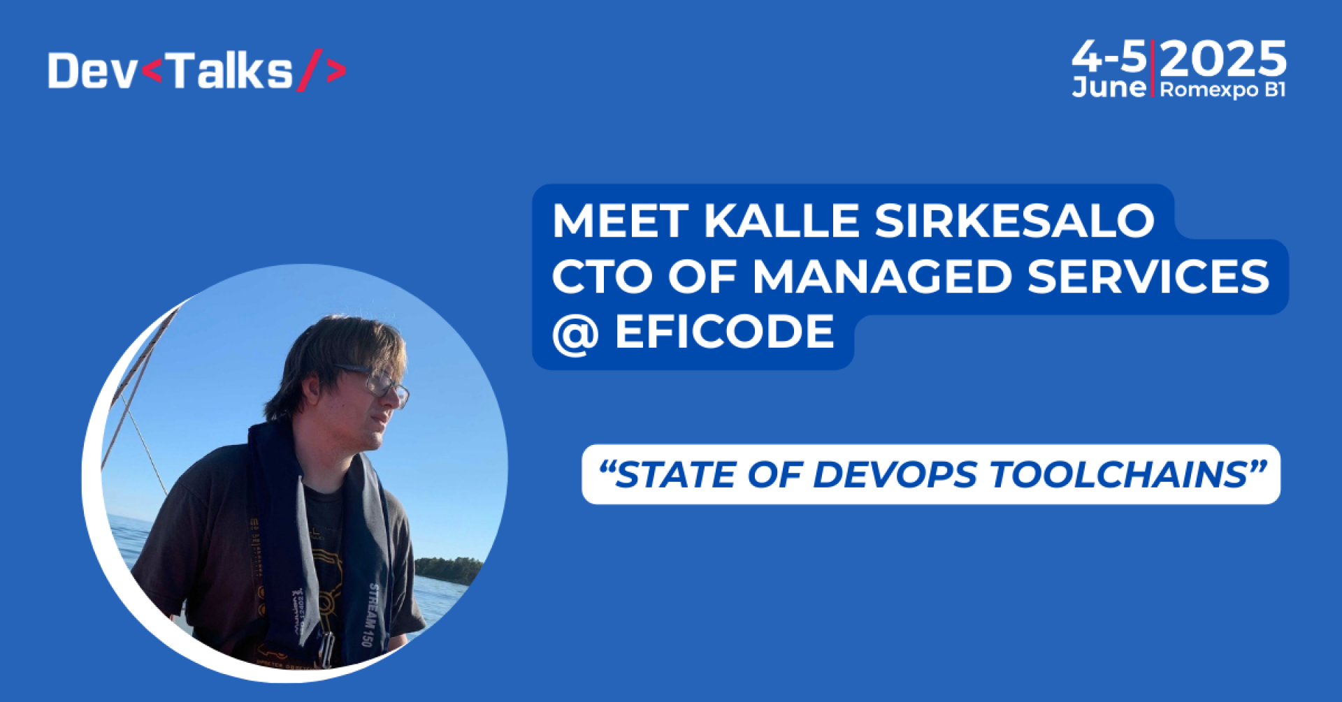 Get to know Kalle Sirkesalo, Eficode’s CTO of Managed Services