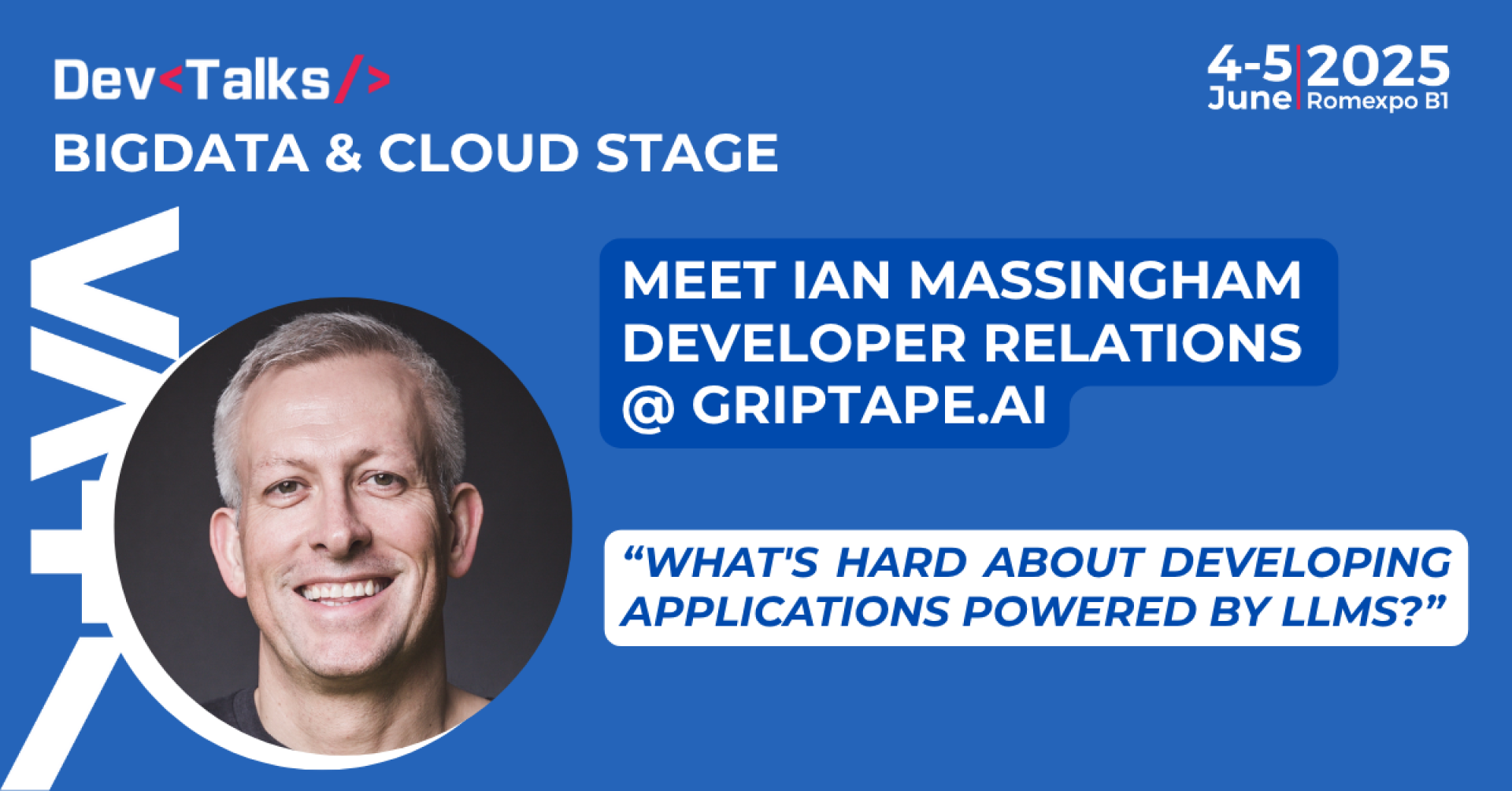 Get to know Ian Massingham - Developer Relations at Griptape.ai
