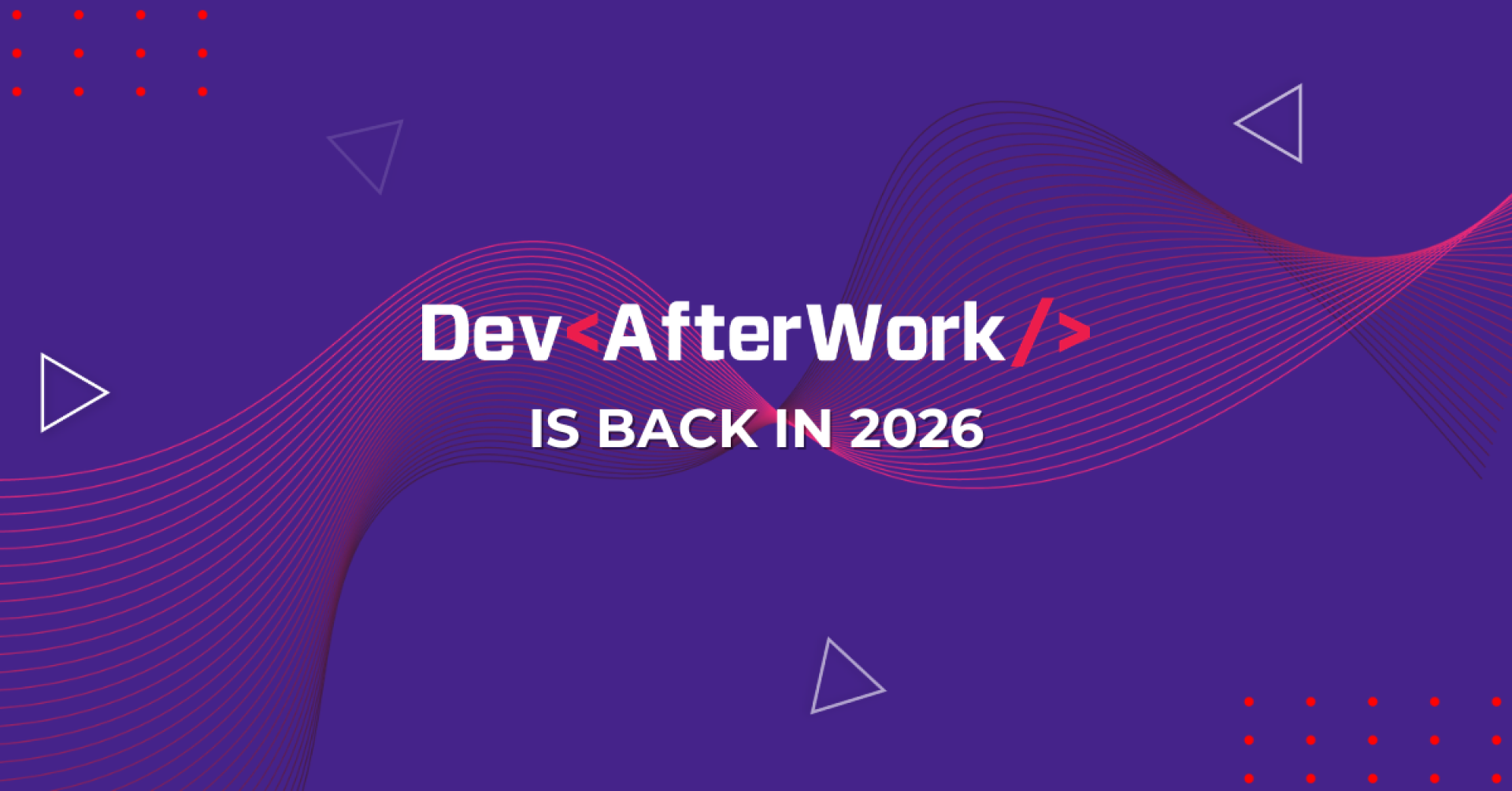 2026 brings you more DevAfterWork events