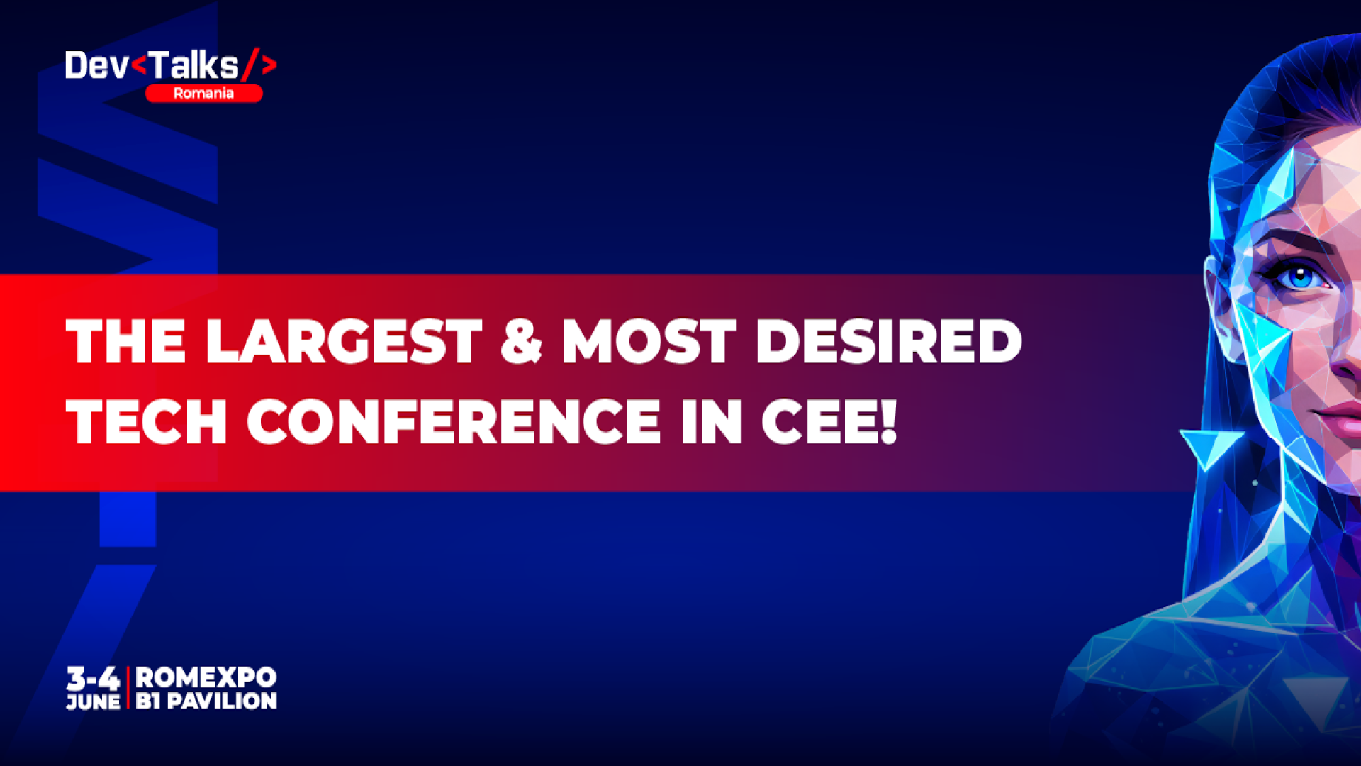 DevTalks România 2026. Cea mai mare conferință de tehnologie din România și CEE are loc pe 3–4 iunie la Romexpo, B1